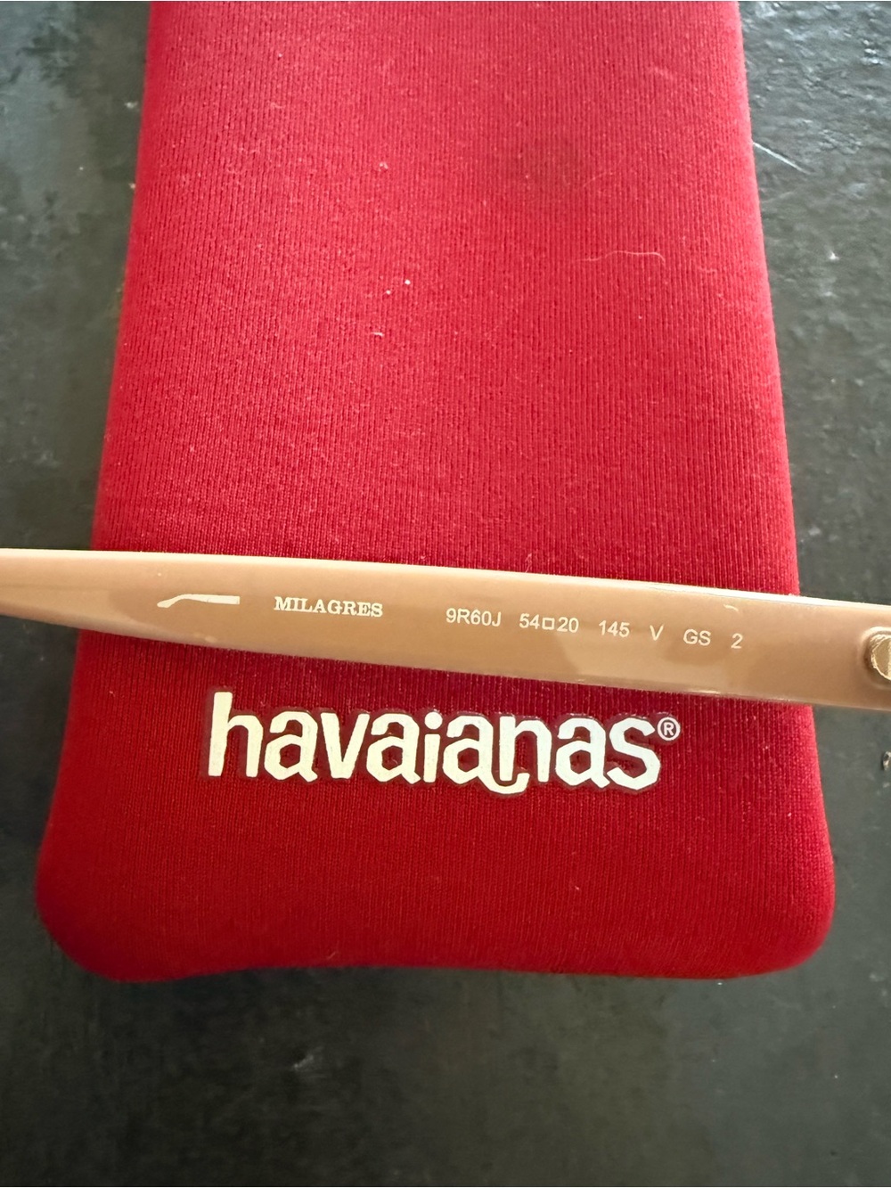 Havaianas Translucent Light Rose Oval Sunglasses - Picture 3 of 5